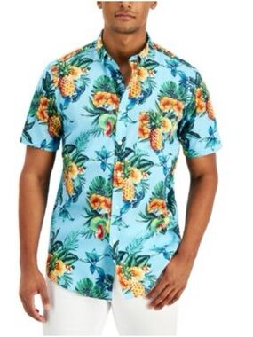 Club Room Tropical Fruit print Shirt